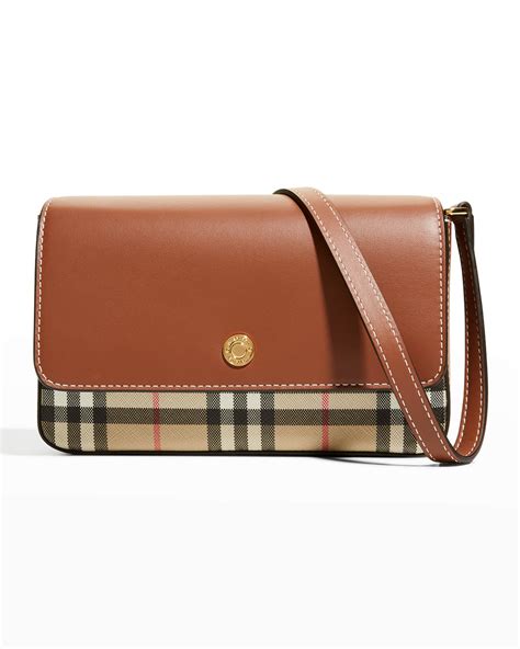 burberry small canvas check and leather crossbody bag|burberry crossbody bags on sale.